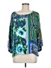 Tiny Blue 3/4 Sleeve Blouse Size M - photo 1