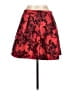 Ambiance 100% Polyester Floral Red Casual Skirt Size 13 - photo 2