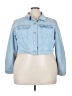 Shein Blue Denim Jacket Size 4X - photo 1