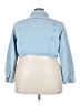 Shein Blue Denim Jacket Size 4X - photo 2