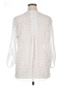 Daniel Rainn 100% Polyester Stars Ivory 3/4 Sleeve Blouse Size XL - photo 2