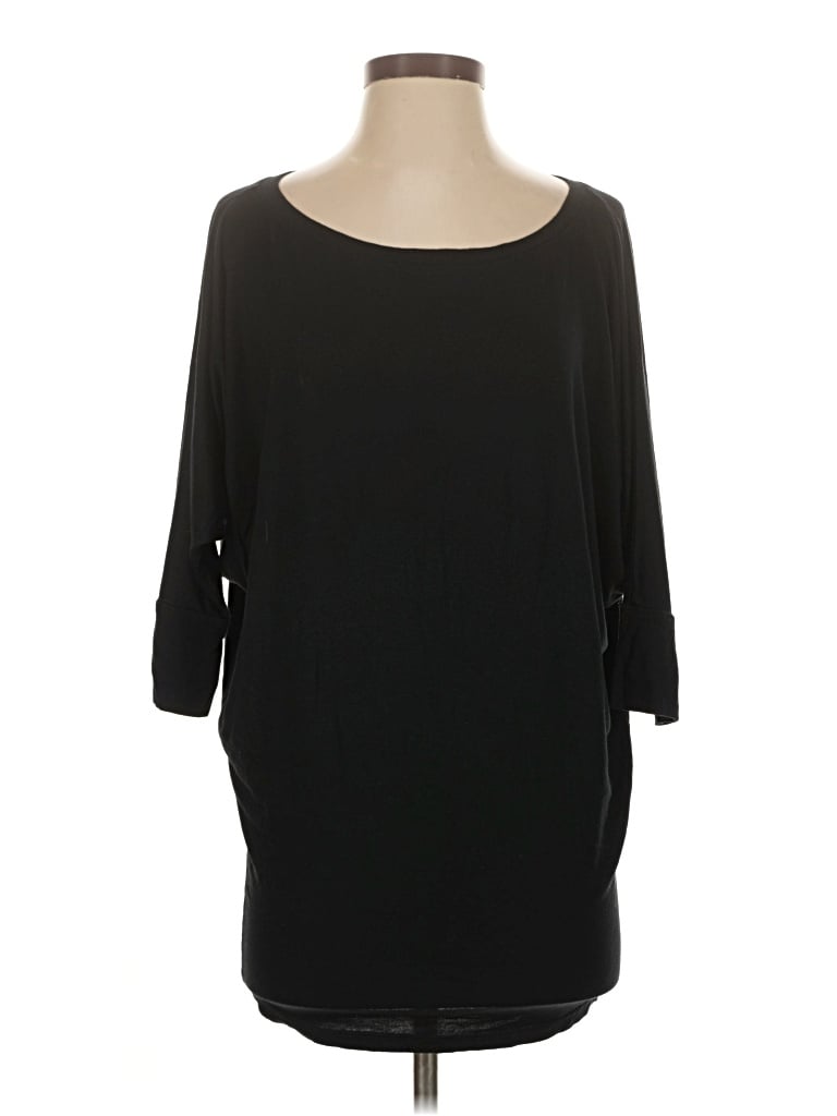 Pre-owned Natural Life 3/4 Sleeve T-shirt In Black