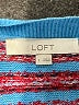 Ann Taylor LOFT Stripes Blue Pullover Sweater Size L - photo 7