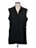 Kathie Lee Black Sleeveless Button-Down Shirt Size M (estimated) - photo 1