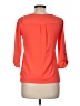 Penelope 100% Polyester Orange 3/4 Sleeve Blouse Size M - photo 2