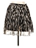 JACK 100% Polyester Animal Print Black Casual Skirt Size 10 - photo 1
