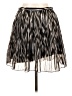 JACK 100% Polyester Animal Print Black Casual Skirt Size 10 - photo 2