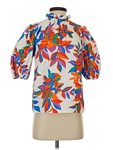 Flying Tomato 3/4 Sleeve Blouse (view 1)