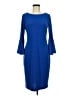 Calvin Klein Solid Blue Cocktail Dress Size 8 - photo 1
