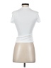 Shein White Short Sleeve Turtleneck Size 2 - photo 2