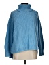 525 America Blue Turtleneck Sweater Size L - photo 1