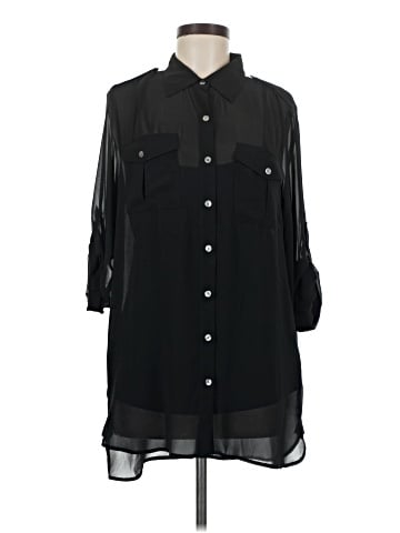 DKNYC 3/4 Sleeve Blouse (view 1)