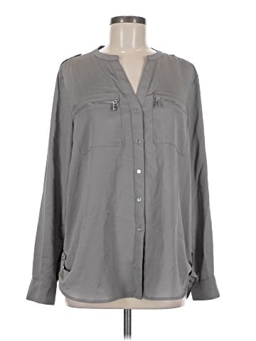 Calvin Klein Long Sleeve Blouse (view 1)