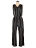 En Focus Studio Stripes Black Jumpsuit Size 10 - photo 1