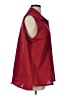 Unbranded Red Sleeveless Button-Down Shirt Size L (estimated) - photo 4