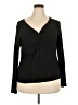 Shein Curve Black Long Sleeve Blouse Size 18 Plus (3) - photo 1