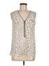 Apt. 9 100% Polyester Ivory Sleeveless Blouse Size M - photo 1