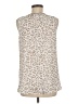 Apt. 9 100% Polyester Ivory Sleeveless Blouse Size M - photo 2
