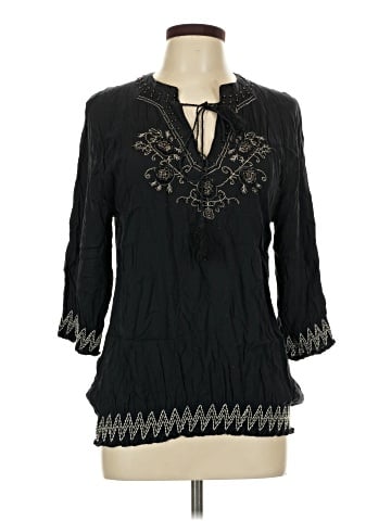 Love Stitch 3/4 Sleeve Blouse (view 1)
