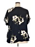 West Kei 100% Polyester Black Short Sleeve Blouse Size 2X - photo 2