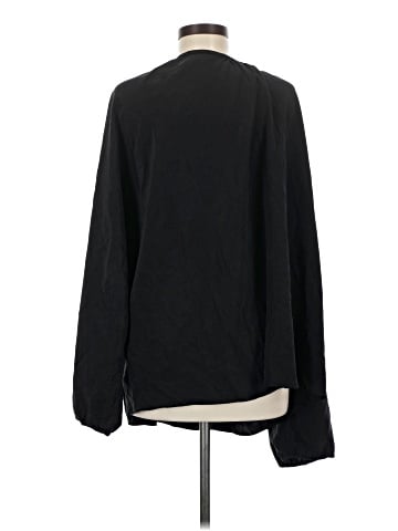 Elizabeth and James Long Sleeve Silk Top (view 2)