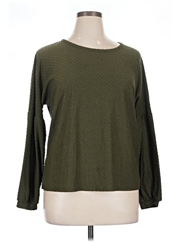 Rose + Olive Long Sleeve T-Shirt (view 1)