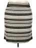 Ashley Stewart Stripes Gray Casual Skirt Size 26 - photo 1