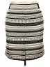 Ashley Stewart Stripes Gray Casual Skirt Size 26 - photo 2