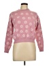 Hazel Floral Pink Pullover Sweater Size L - photo 1