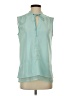 Cortefiel Teal Sleeveless Blouse Size S - photo 1