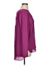Rose + Olive 100% Polyester Purple Long Sleeve Blouse Size XL - photo 4