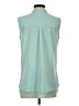 Cortefiel Teal Sleeveless Blouse Size S - photo 2