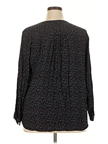 Basic Editions 3/4 Sleeve Blouse (view 2)