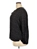 Basic Editions 100% Rayon Floral Black 3/4 Sleeve Blouse Size XXL - photo 5