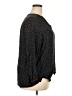 Basic Editions 100% Rayon Floral Black 3/4 Sleeve Blouse Size XXL - photo 4