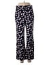 J.Crew Floral Black Casual Pants Size 2 - photo 1