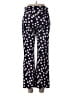 J.Crew Floral Black Casual Pants Size 2 - photo 2
