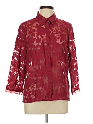 Jh Collectibles 3/4 Sleeve Button-Down Shirt (view 1)