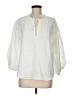 Splendid 100% Cotton Ivory 3/4 Sleeve Blouse Size M - photo 1