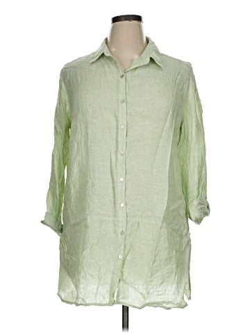 Tahari 3/4 Sleeve Button-Down Shirt (view 1)
