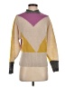 Noa Noa Color Block Yellow Turtleneck Sweater Size XS - photo 1