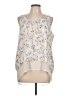 Gap Outlet 100% Recycled Polyester Ivory Sleeveless Blouse Size L - photo 1