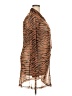 Wild Fable Animal Print Brown Long Sleeve Blouse Size XXL - photo 4