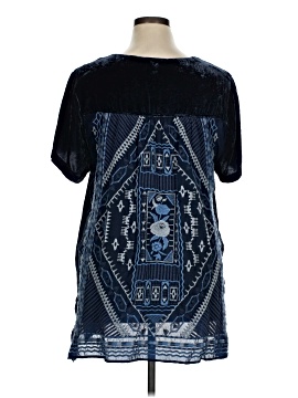 johnny was blue velvet dress Johnny Was Vember Burnout Gweneth Special Dress Flowers Velvet Floral  Bag  Lady Shop