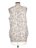 Gap Outlet 100% Recycled Polyester Ivory Sleeveless Blouse Size L - photo 2