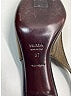 Prada Tan Gold Metallic Leather Pointed Toe Slingback Heels Size EU 37 - photo 5