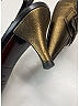 Prada Tan Gold Metallic Leather Pointed Toe Slingback Heels Size EU 37 - photo 3