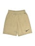 Nike 100% Polyester Solid Tan Athletic Shorts Size 4 - 5 - photo 1