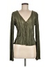 Almost Famous 100% Polyester Green Long Sleeve Blouse Size M - photo 1