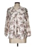 Adrienne Vittadini 100% Polyester Ivory 3/4 Sleeve Blouse Size L - photo 1